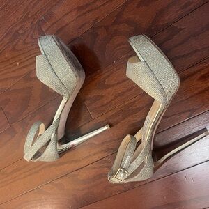 Jimmy choo fancy platform heel size 37.5 used once.